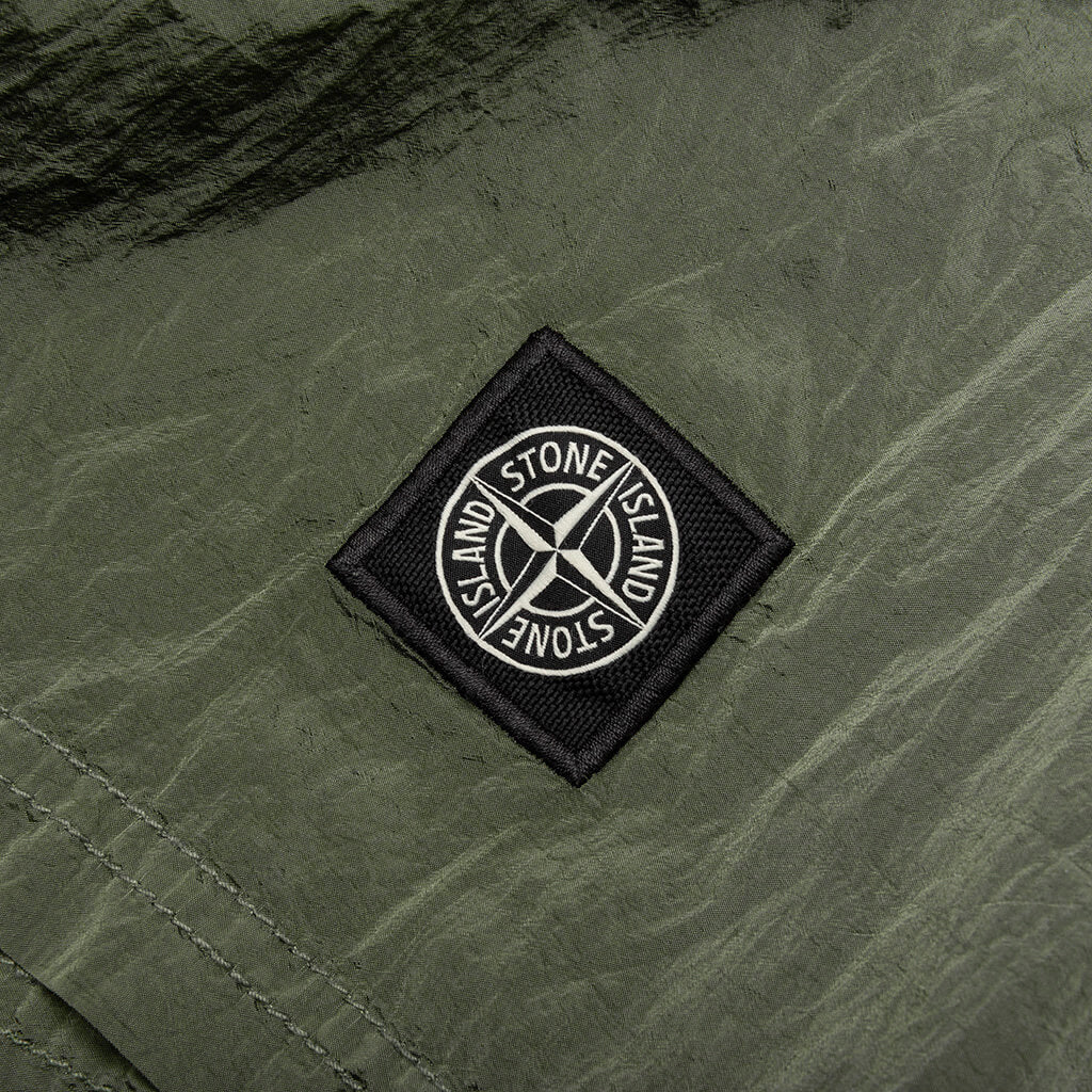 Nylon Metal Shorts - Sage