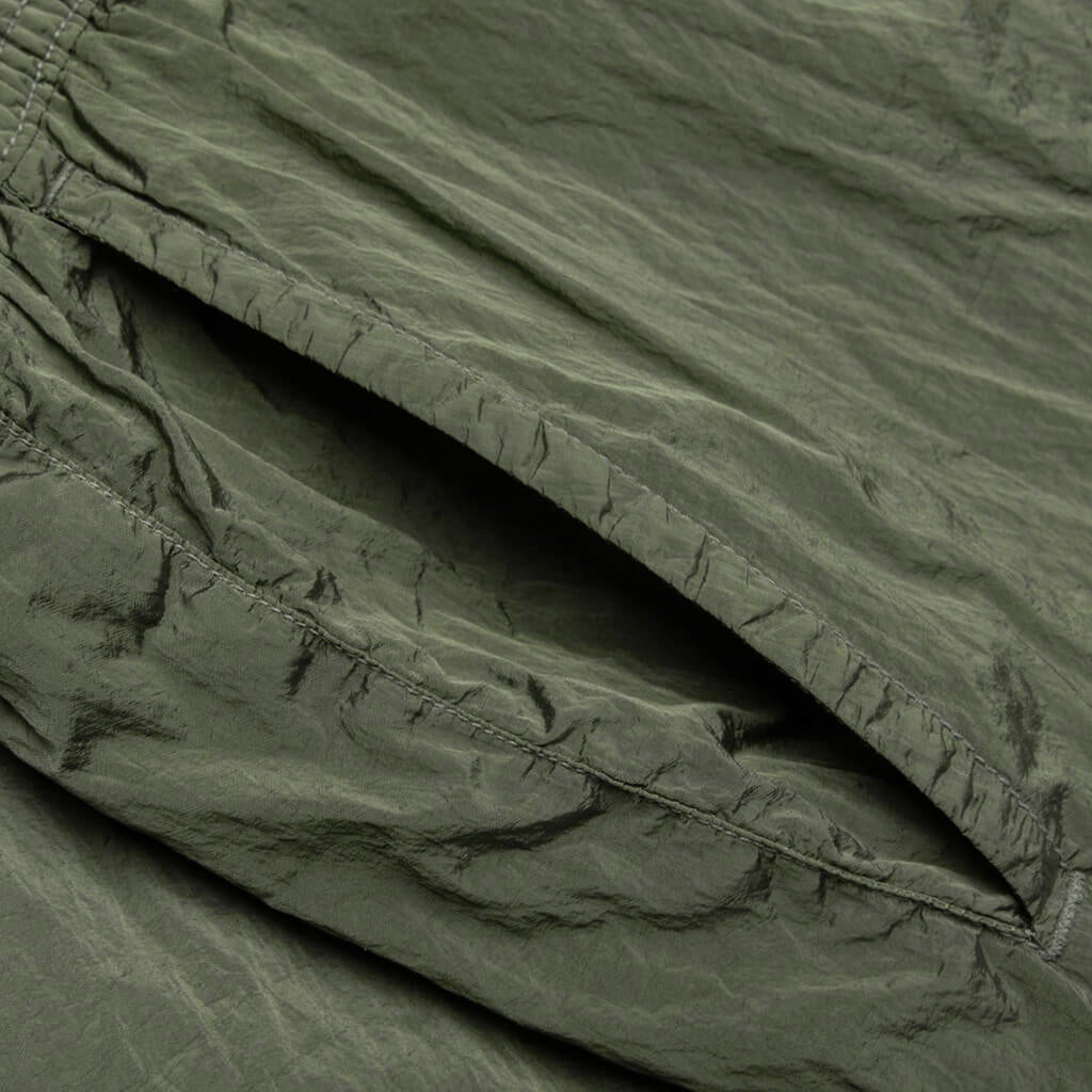 Nylon Metal Shorts - Sage