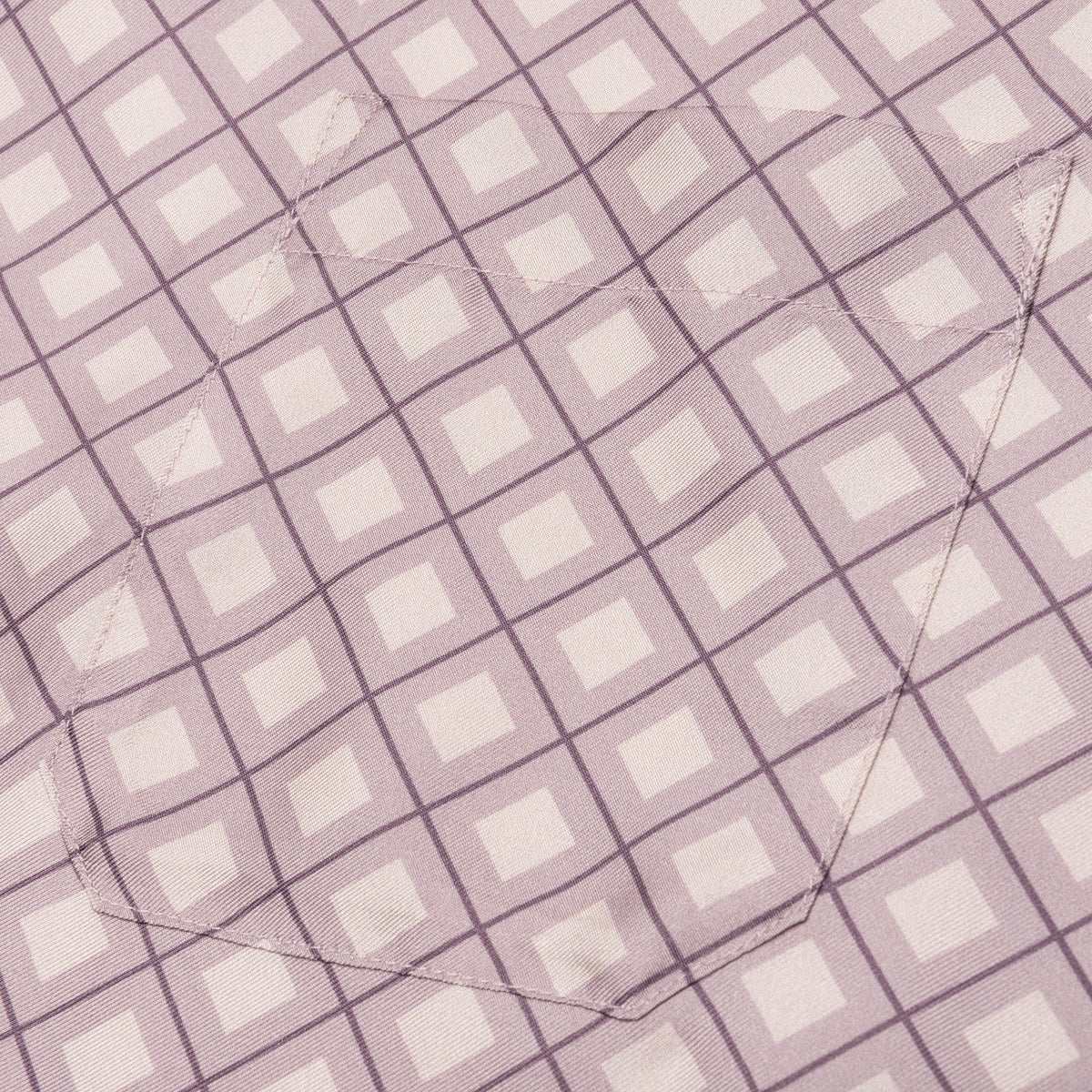 Silk S/S Button Up - Haze Tile