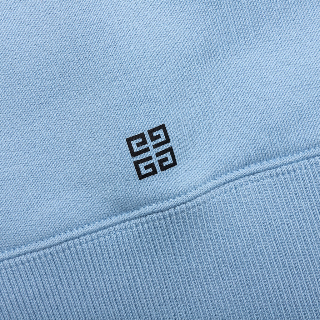 Slim Fit Hoodie - Light Blue