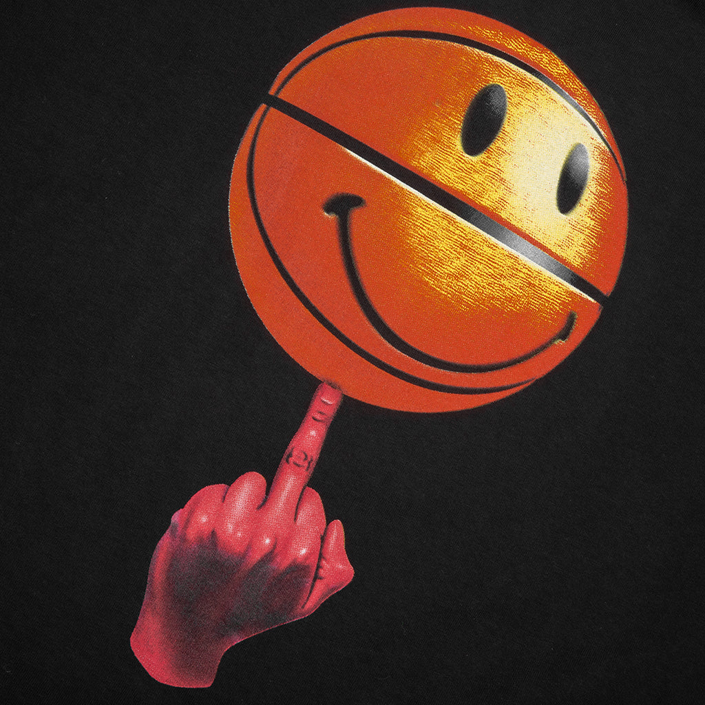 Smiley Good Game T-Shirt - Washed Black