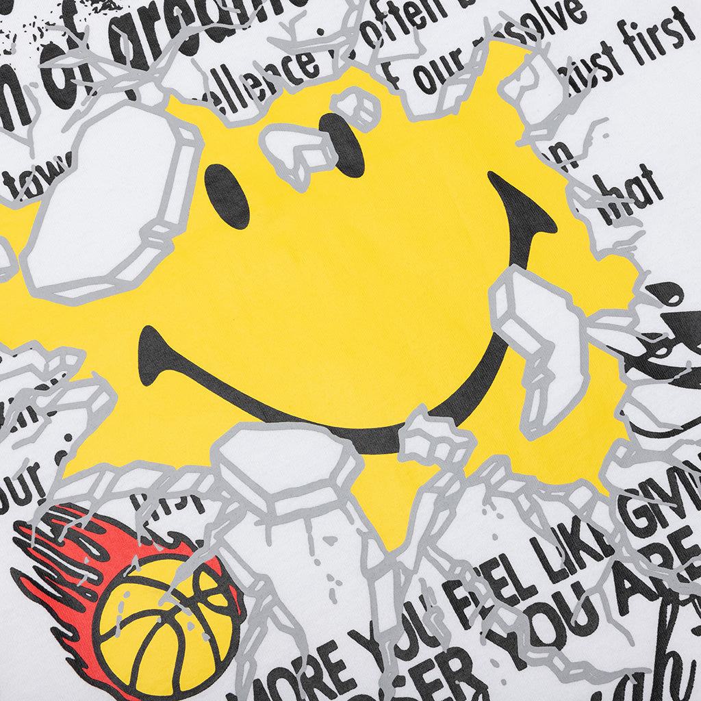 Smiley Greatness T-Shirt - White