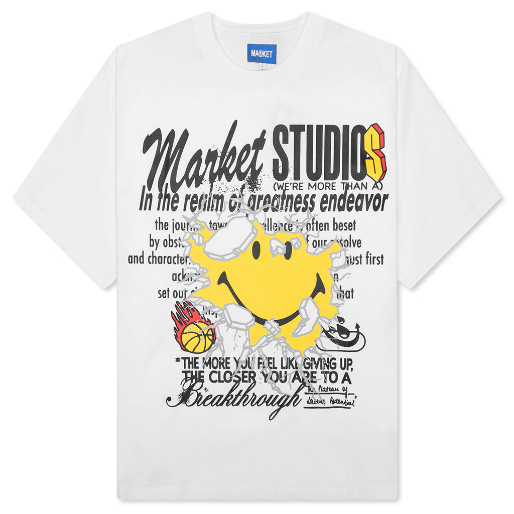 Smiley Greatness T-Shirt - White