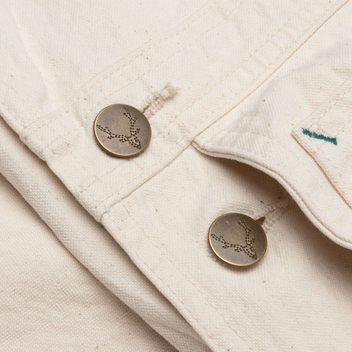 Overalls 10oz Cotton Canvas - Off White