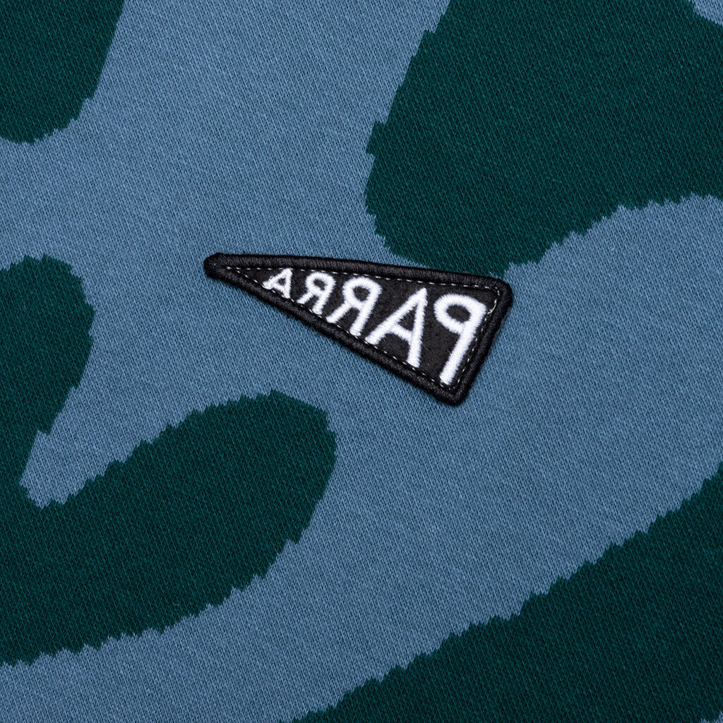 Splashed Polo Shirt - Pine Green
