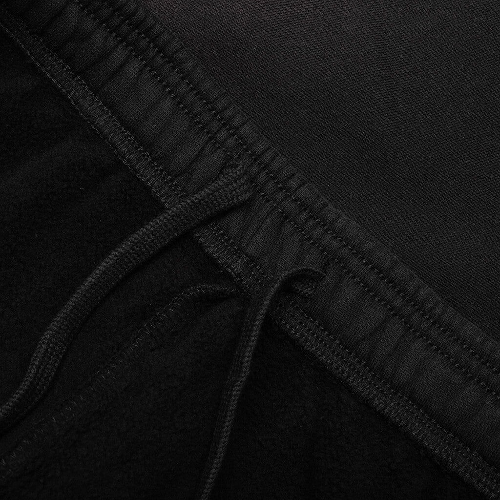 Starry Arc Fleece Short - Pirate Black
