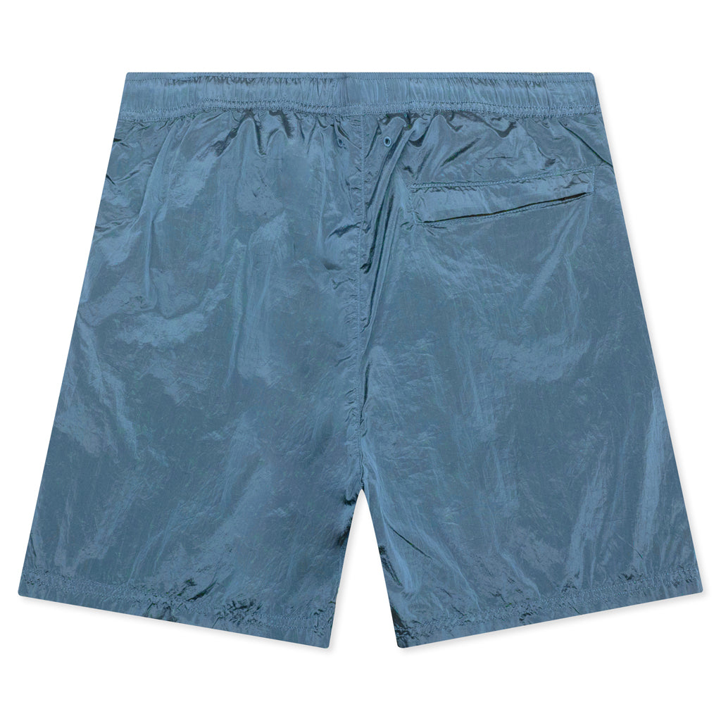 Nylon Metal Shorts - Mid Blue