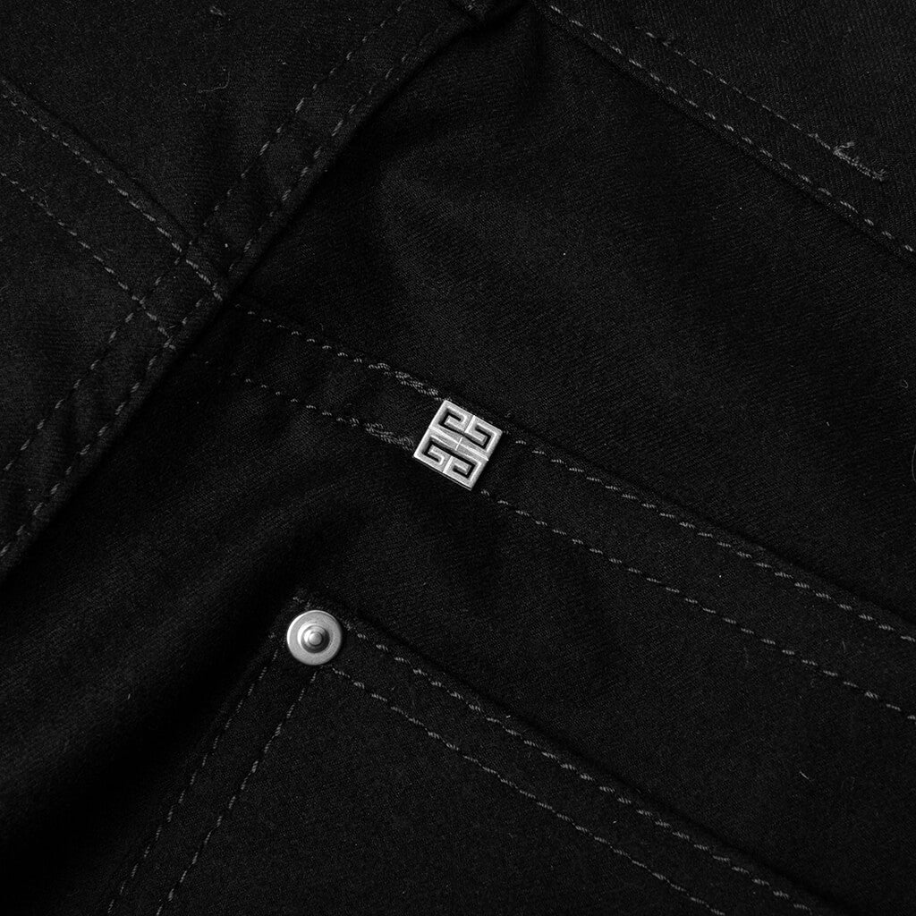 Studded Carpenter Pants - Black
