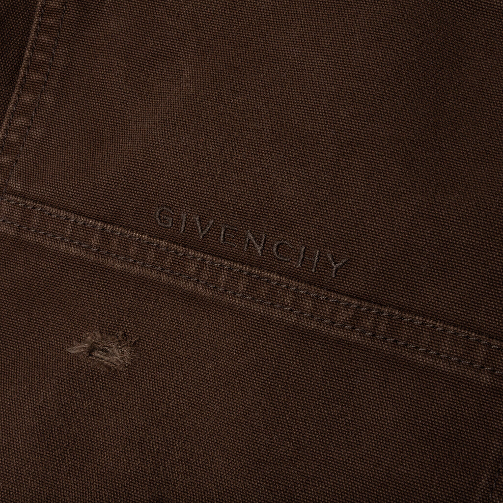 Studded Carpenter Pants - Dark Brown