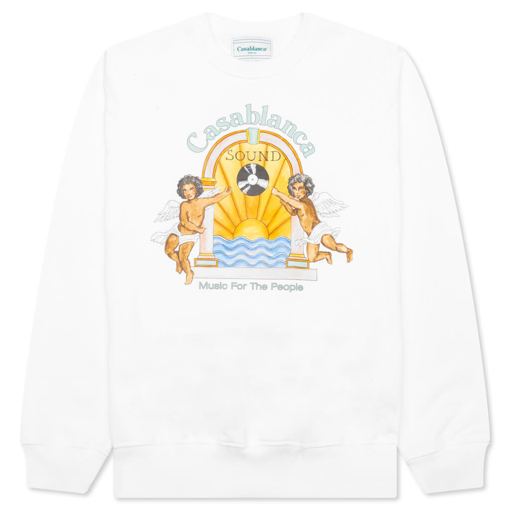 Studio De Musique Loopback Crewneck - Off-White
