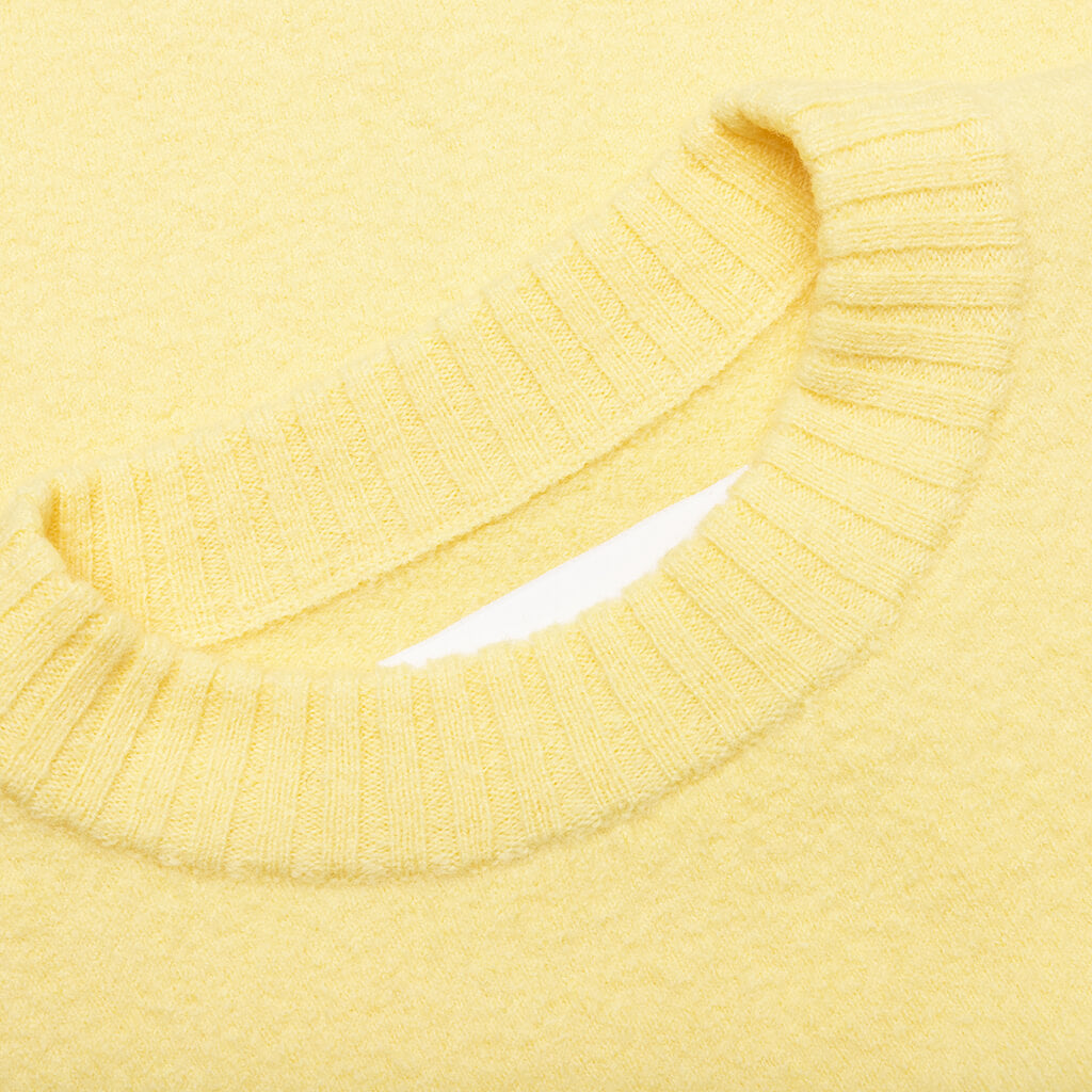 Crew Knit Sweater - Lemon