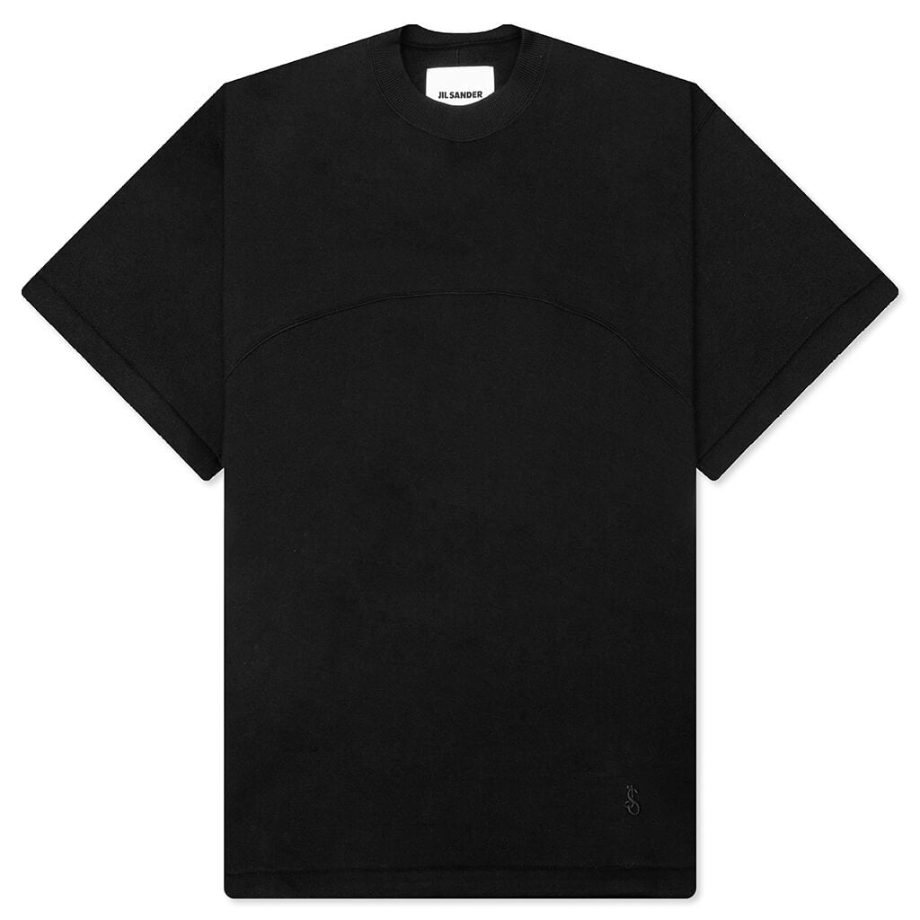 Stitch Detail T-Shirt - Black