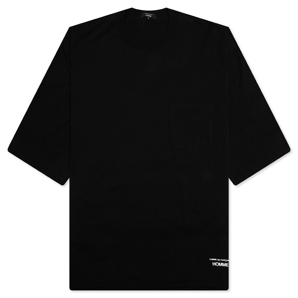 Cotton Jersey T-Shirt - Black