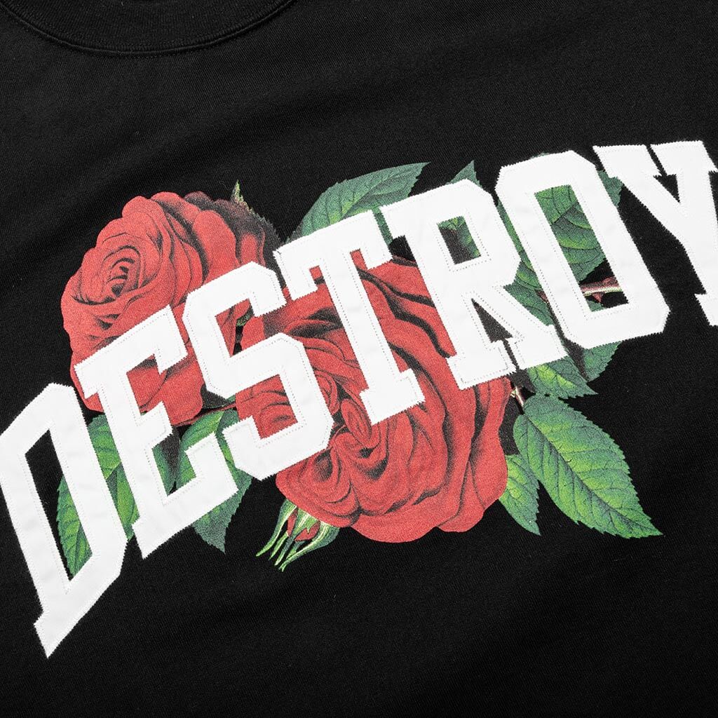 Destroy Rose T-Shirt - Black