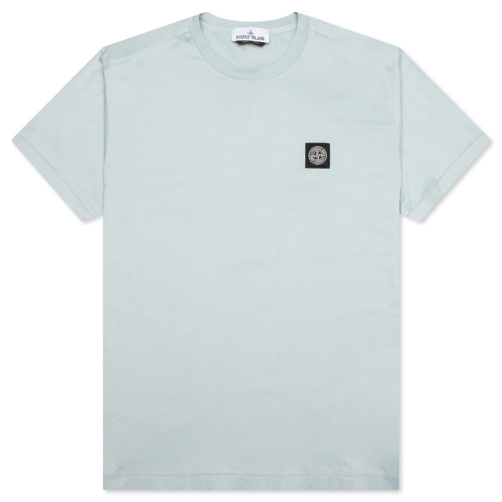 Compass Patch Logo S/S T-Shirt - Sky Blue