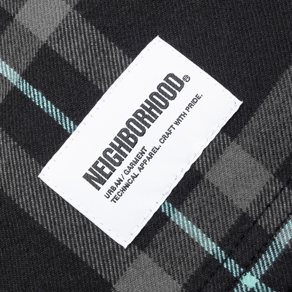 Tartan Check Shirt LS - Black