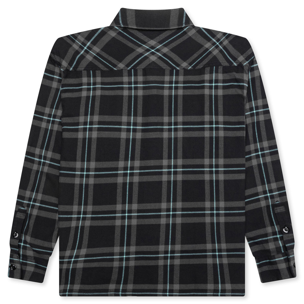 Tartan Check Shirt LS - Black