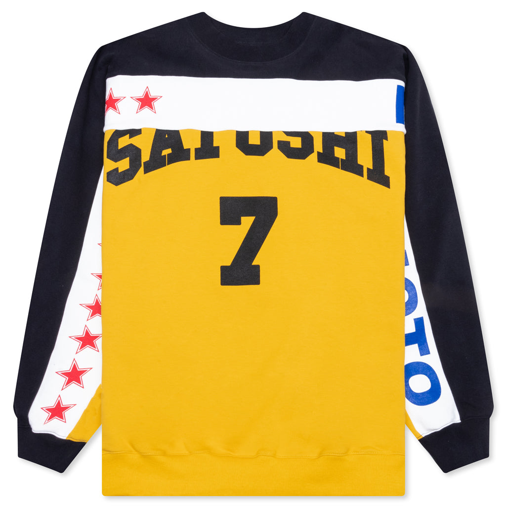 Team Satoshi Crewneck - Yellow/Black