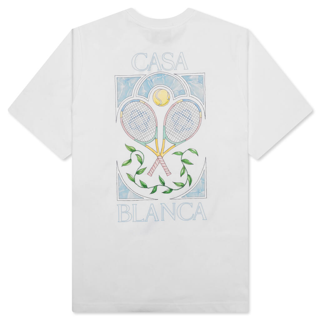 Tennis Pastelle T-Shirt - White