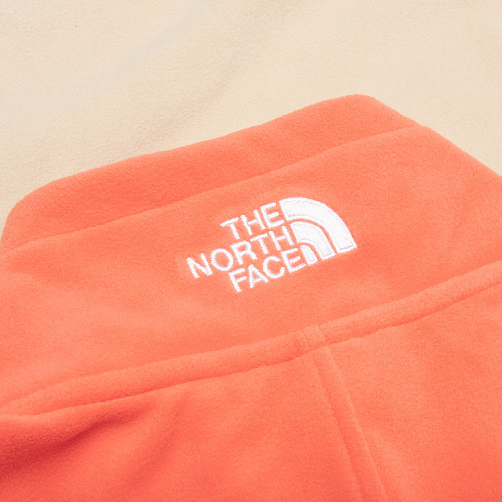 TNF Polartec 100 1/4  Zip - Gravel/Utility Brown/Retro Orange