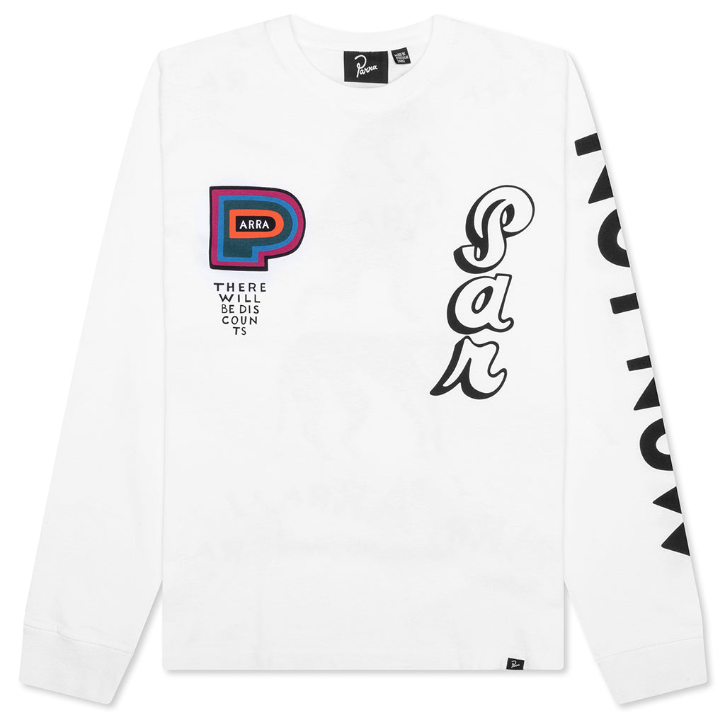 There Will Be Not Long Sleeve T-Shirt - White