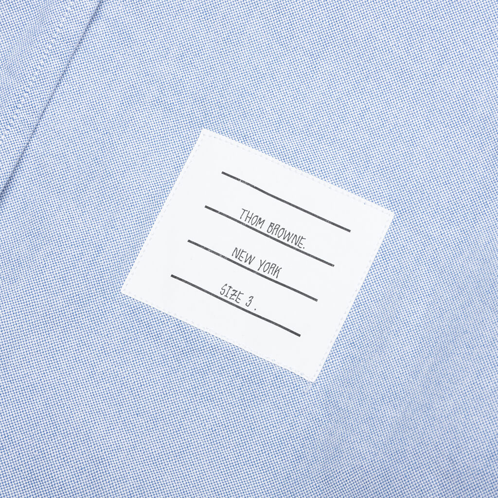 Classic L/S Button Down Point Collar Shirt W/ GG Armband - Light Blue