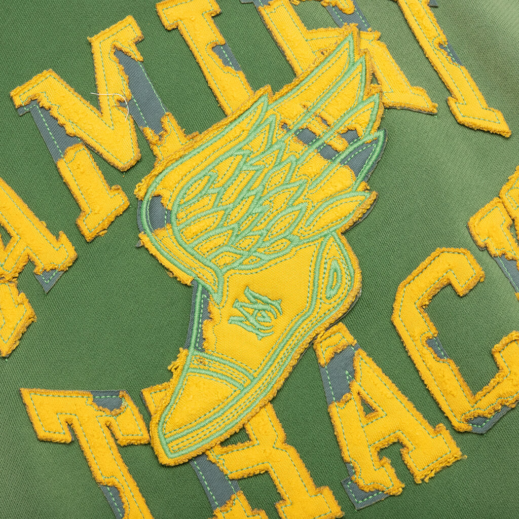 Track Cut Off Crewneck - Green