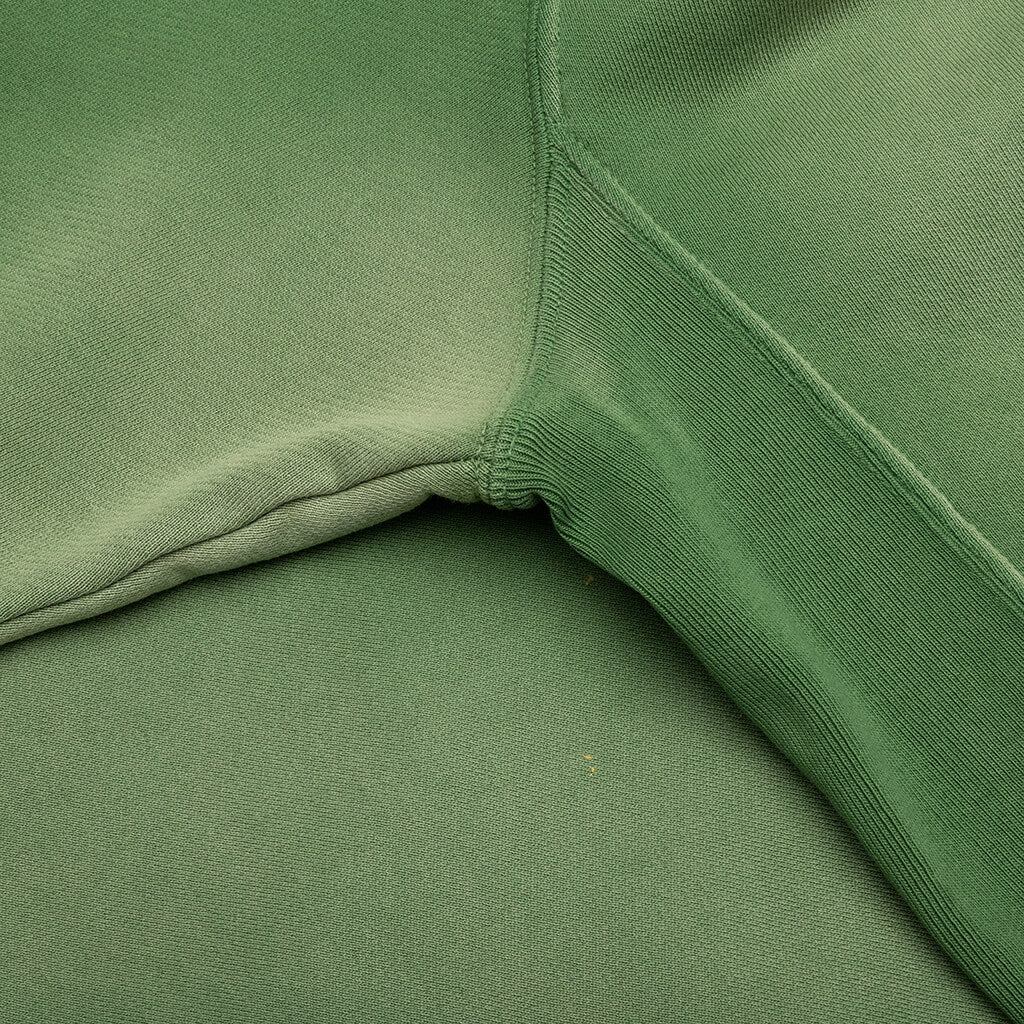Track Cut Off Crewneck - Green