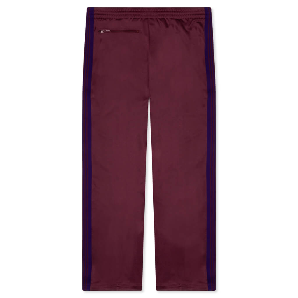 Track Pant Poly Smooth - Wine