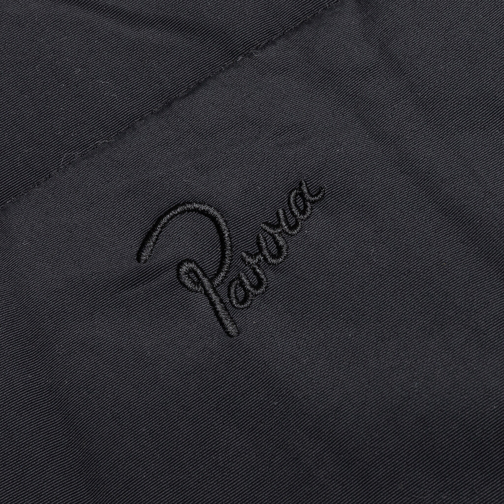Trees in Wind Puffer Jacket - Black