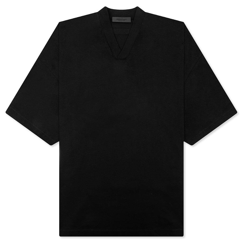 V-Neck T-Shirt - Jet Black