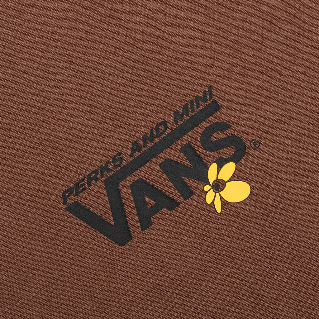 Vans Vault x Perks And Mini Spiral Checker L/S Tee - Mustang
