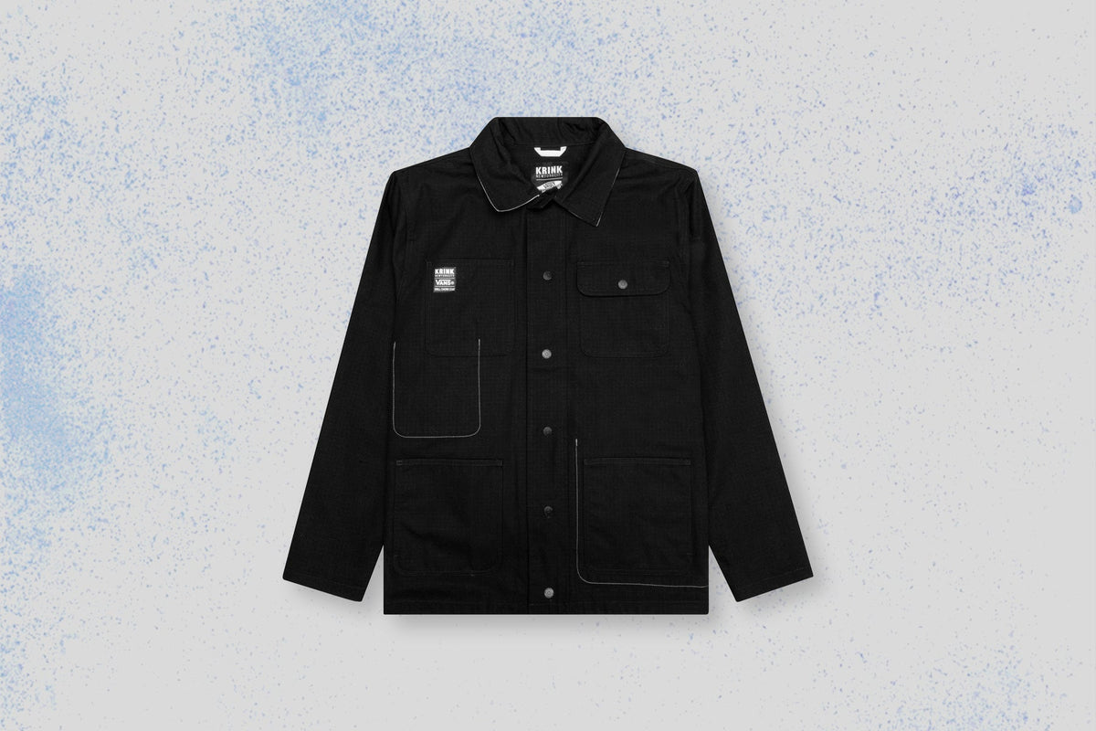 Vans Vault x Krink Drill Chore Coat - Black