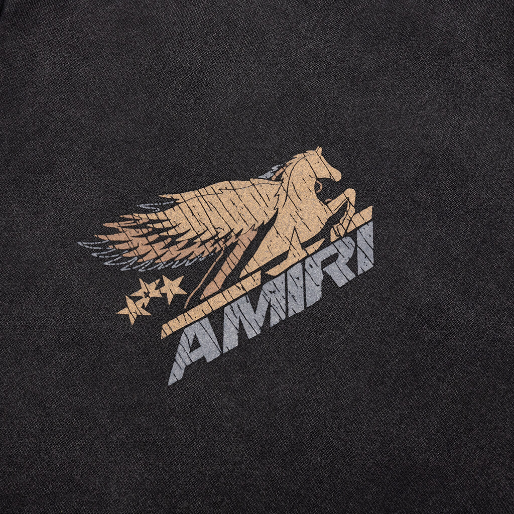 Vintage Pegasus Hoodie - Black