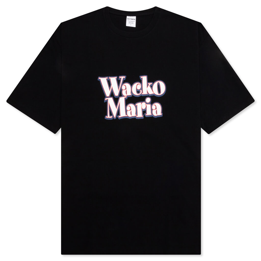 Washed Heavyweight Crewneck Type-2 T-Shirt - Black