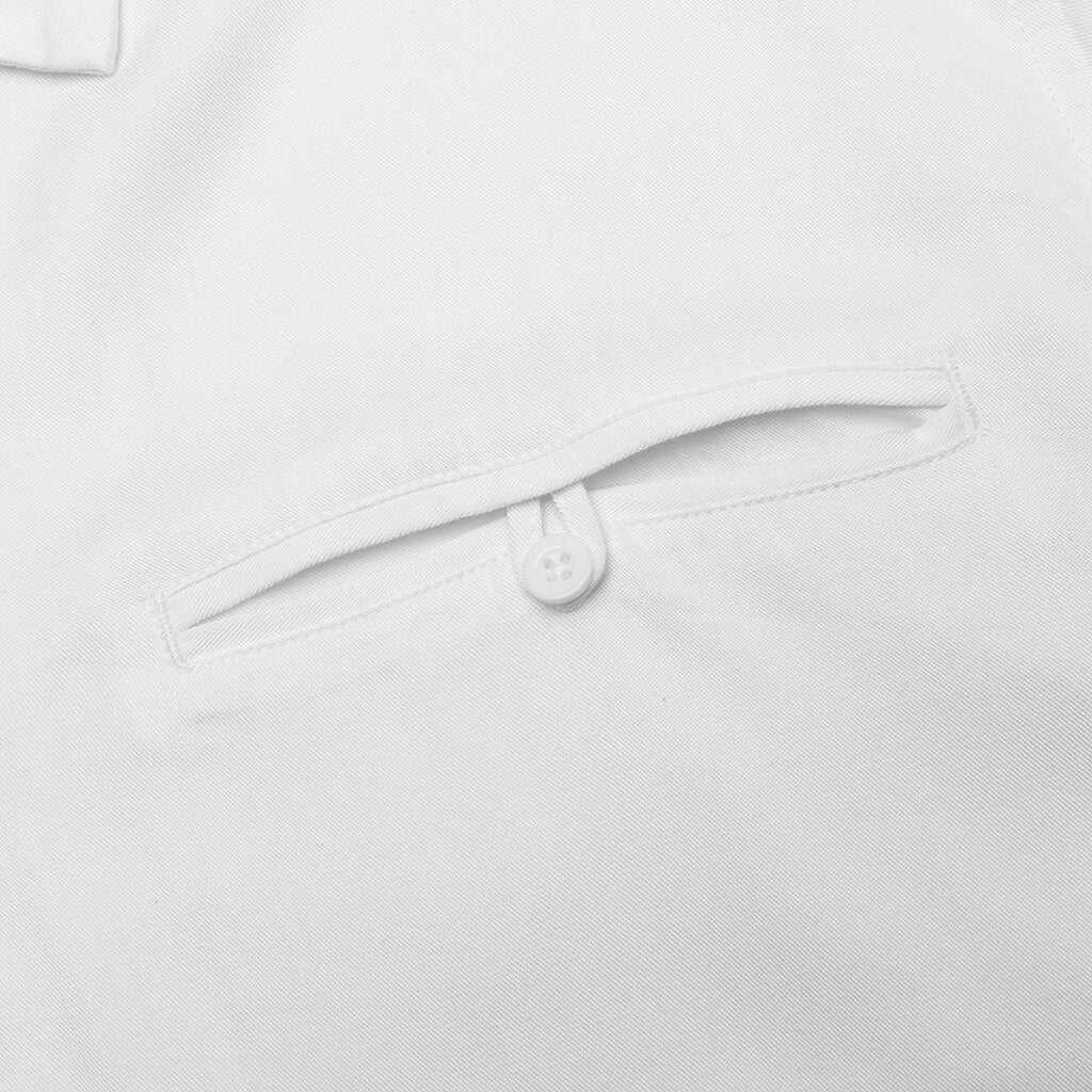 Waiting Around Long Sleeve Button Up Shirt - White