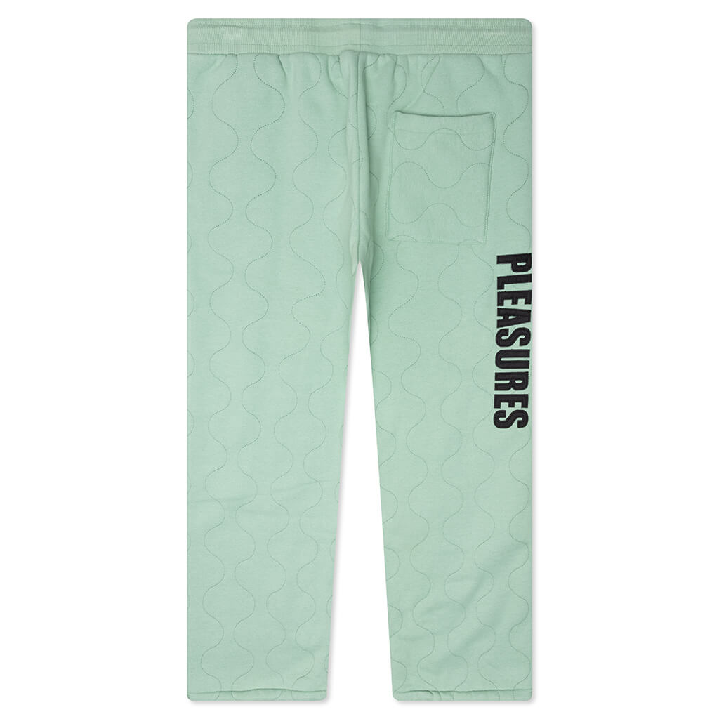 Wave Quilted Easy Pants - Matcha