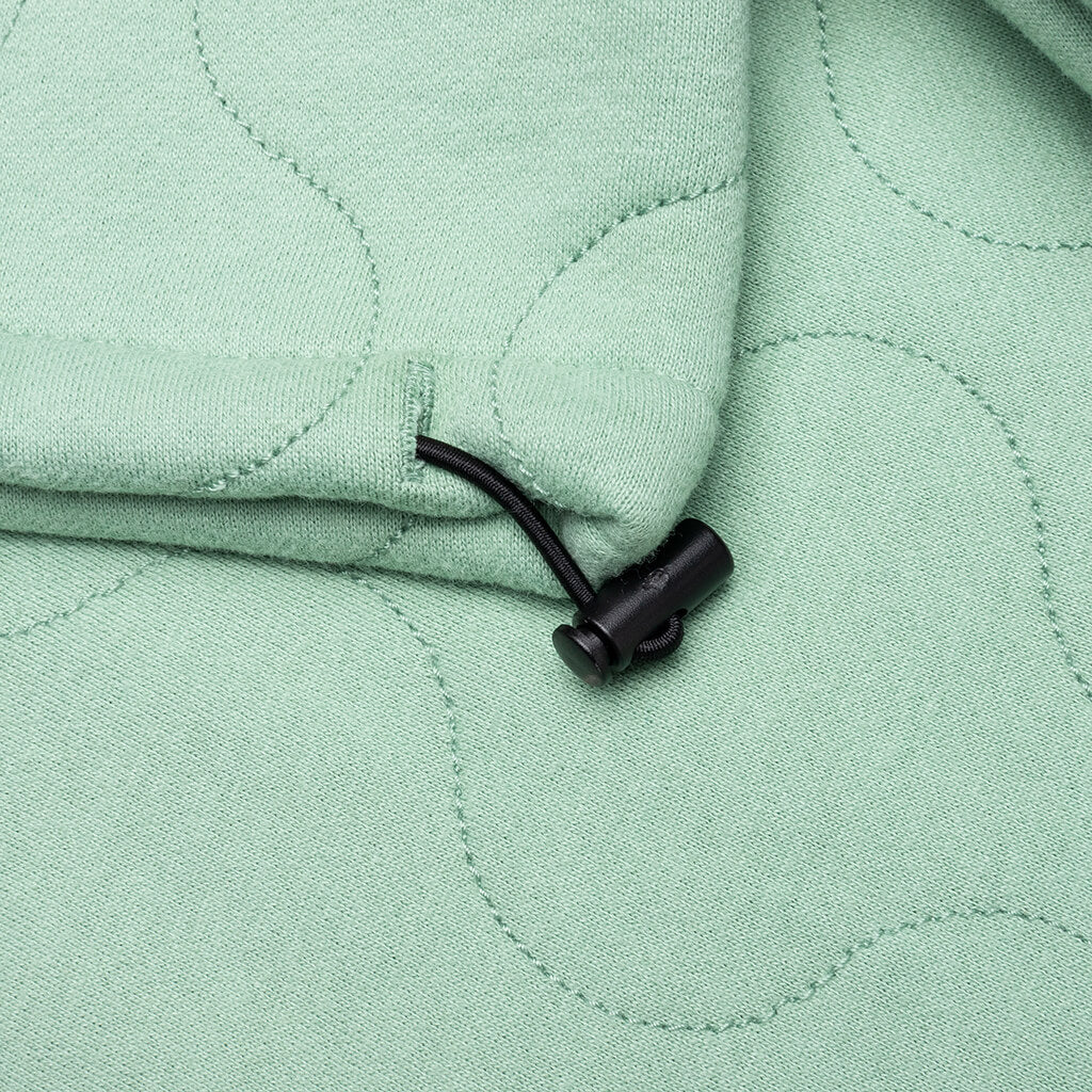 Wave Quilted Easy Pants - Matcha