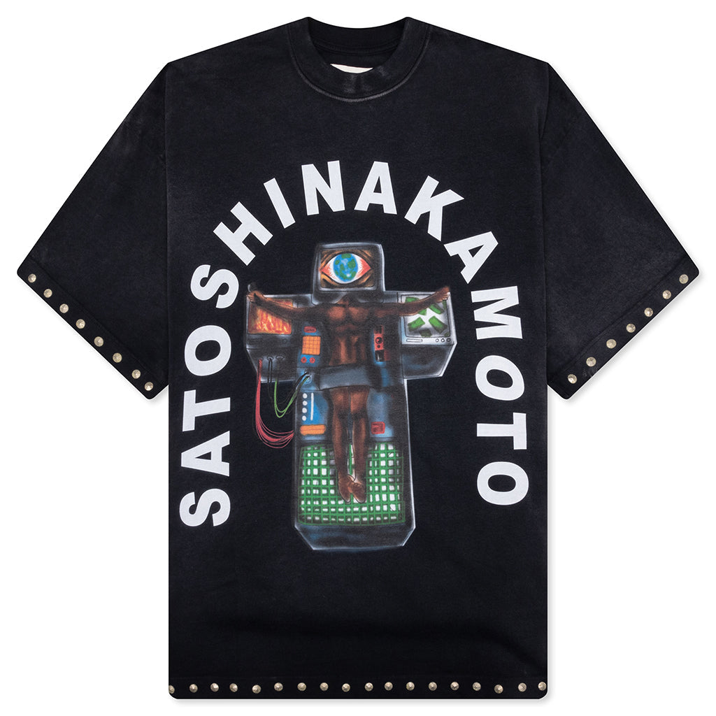 Welcome To The Machine Tee - Washed Black