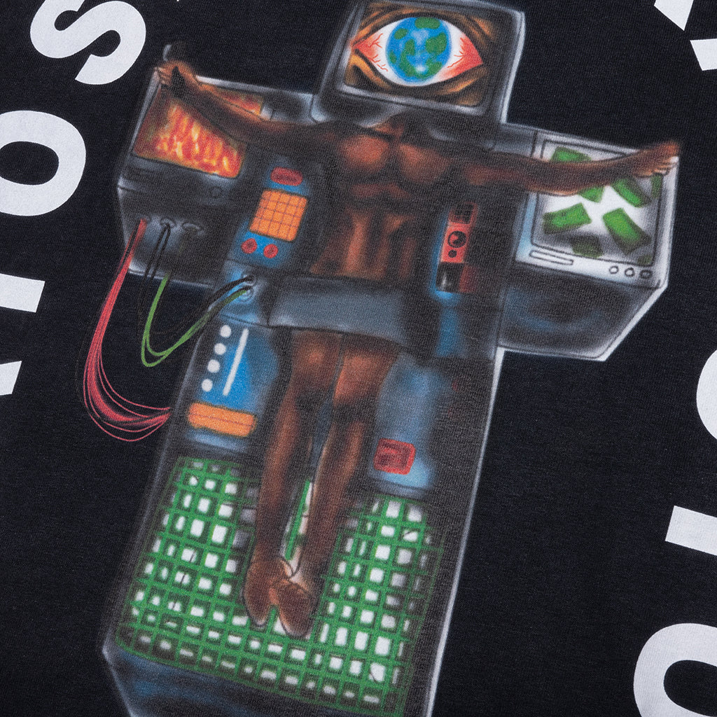 Welcome To The Machine Tee - Washed Black