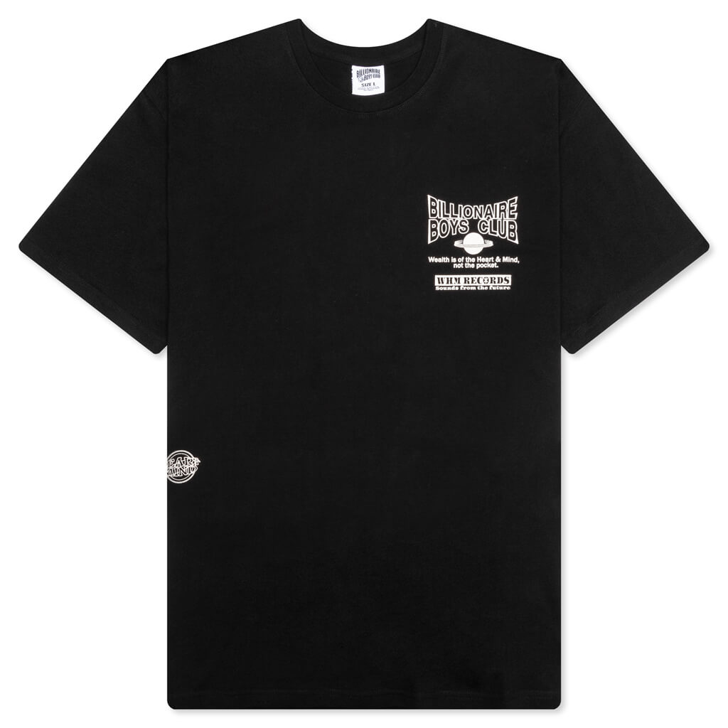 Whim Records S/S Tee - Black