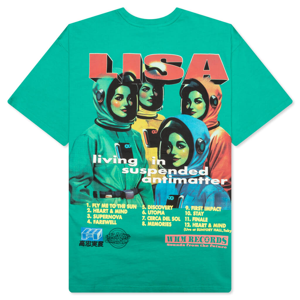 Whim Records S/S Tee - Sea Green