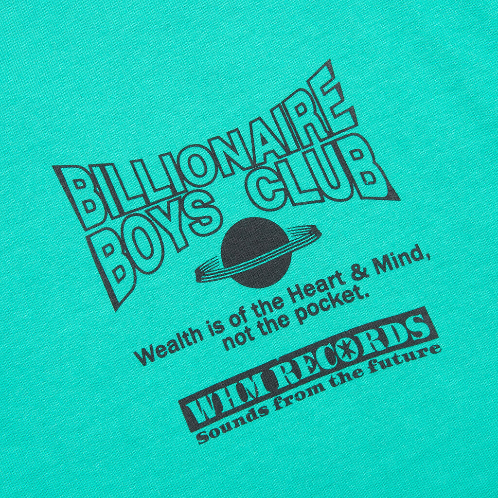 Whim Records S/S Tee - Sea Green