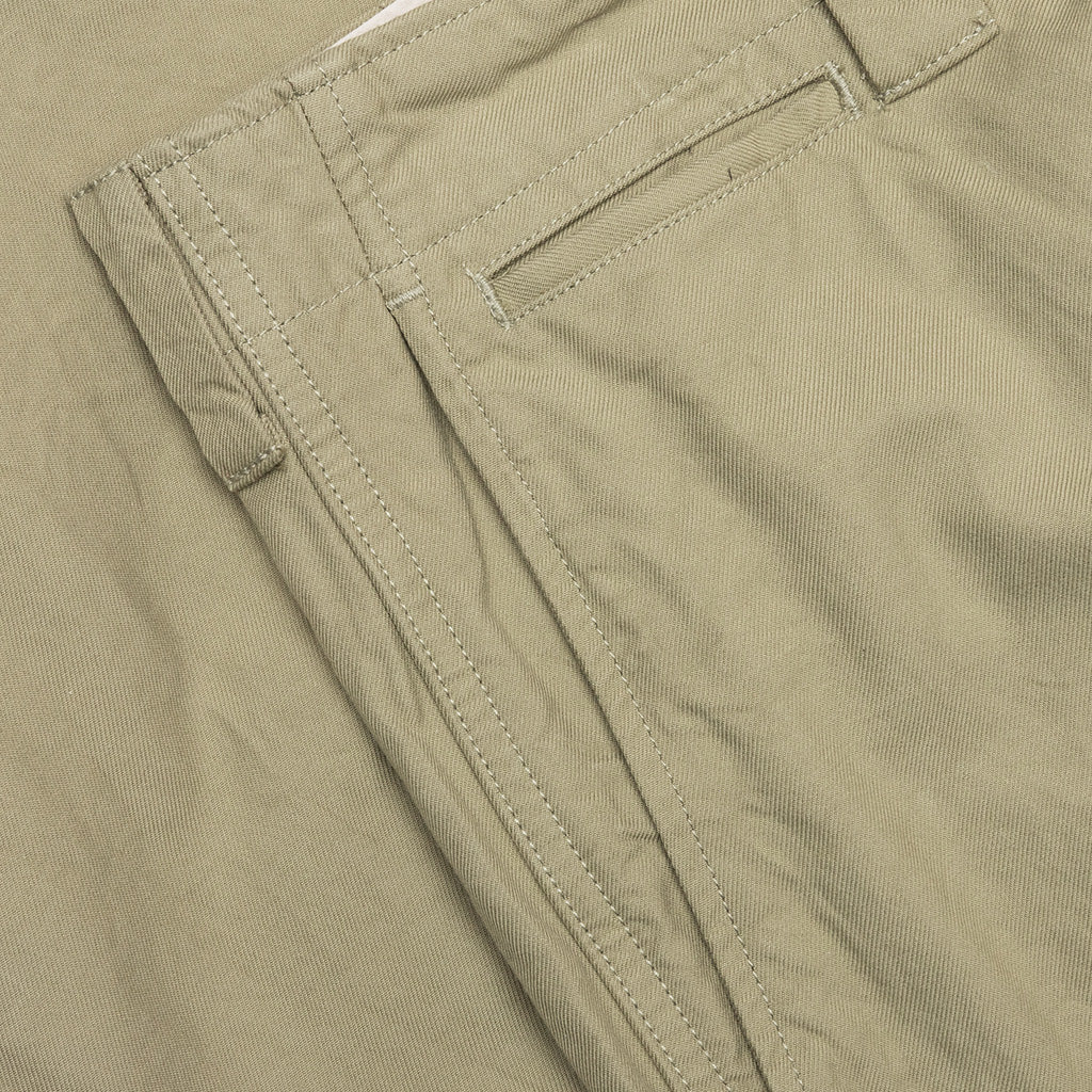 Wide Chino Pants - Light Green