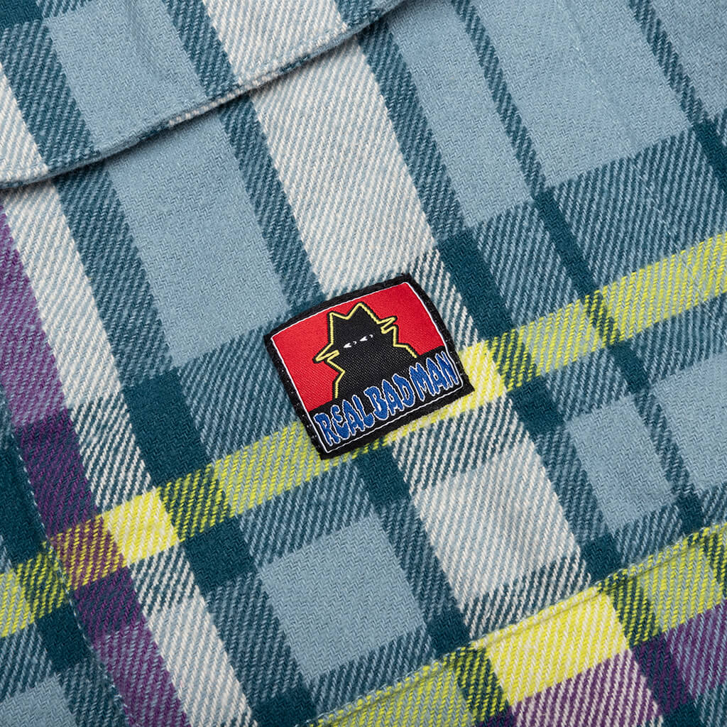 Work Flannel Shirt - Blue
