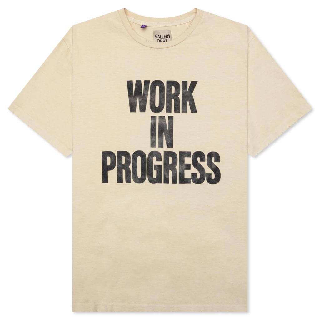 Work In Progress Tee - Antique White