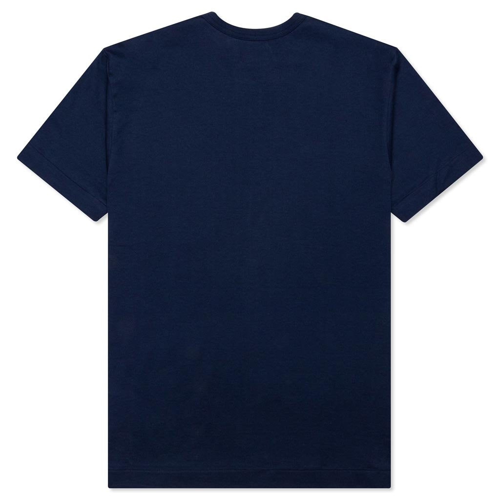 Heart Text T-Shirt - Navy
