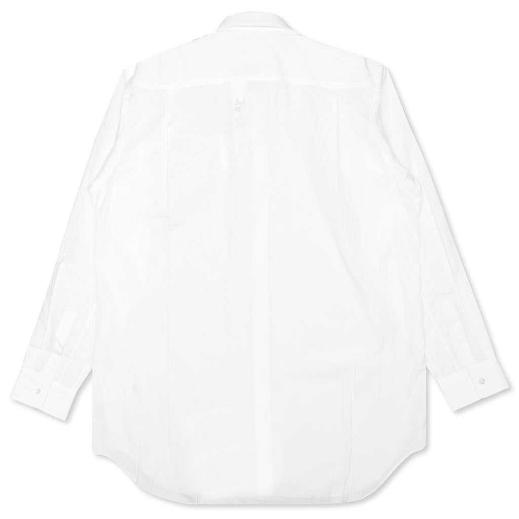 Small Emblem Button Down - White