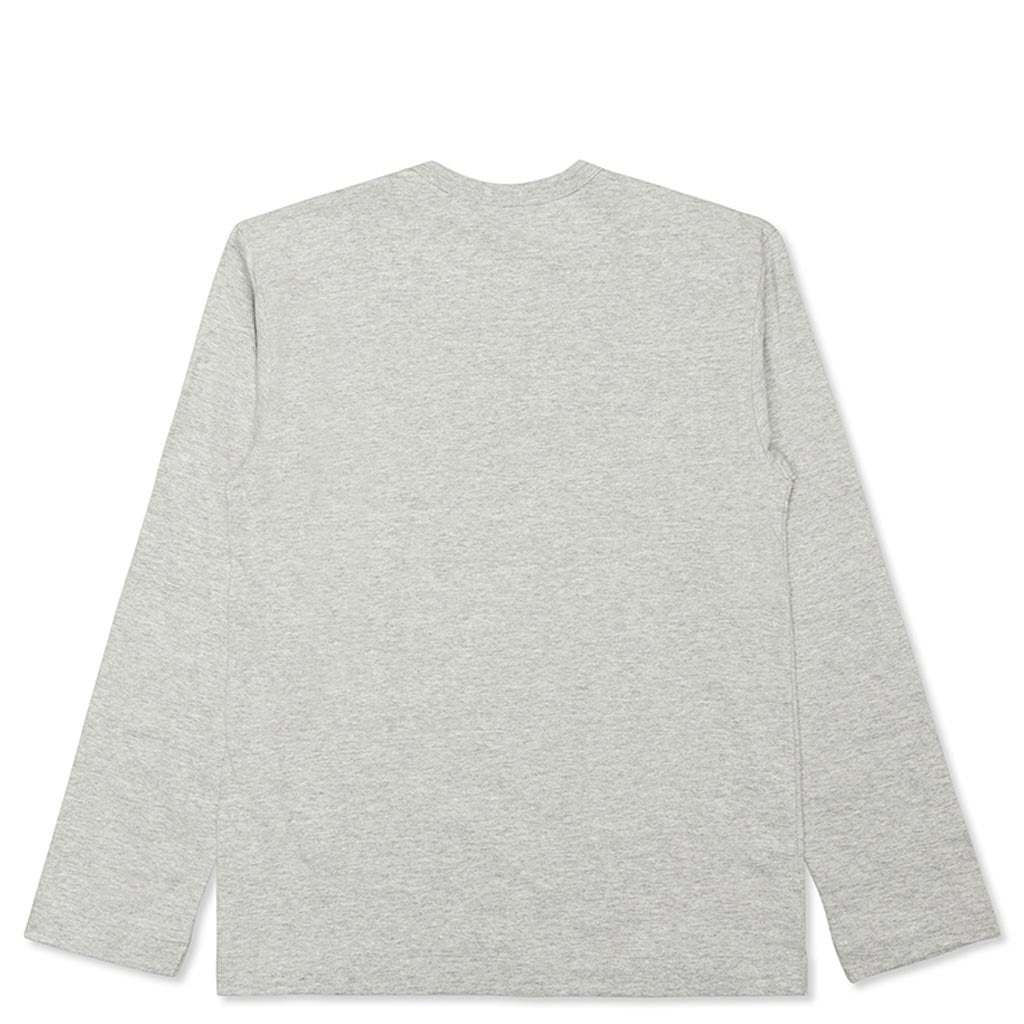 Women's Grey Heart Logo L/S Tee - Grey