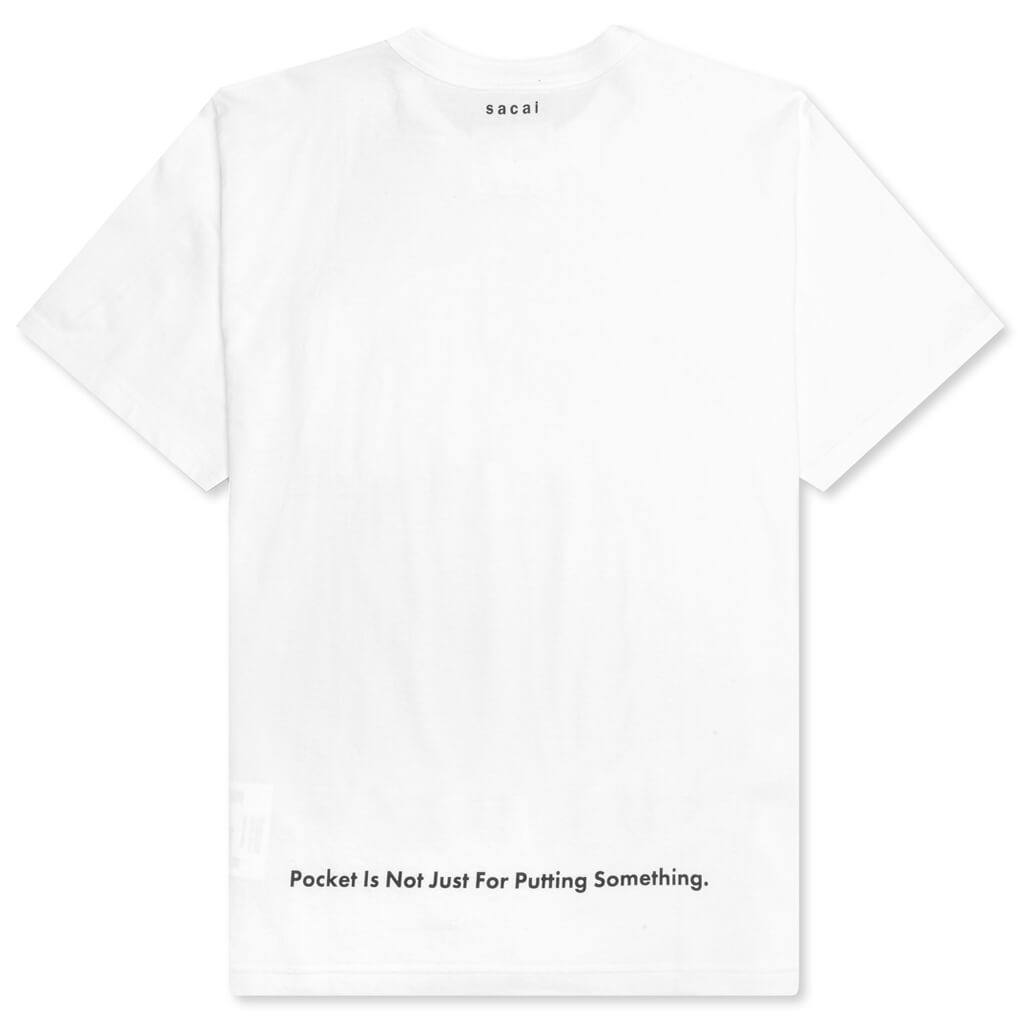 S Embroidery T-Shirt - White